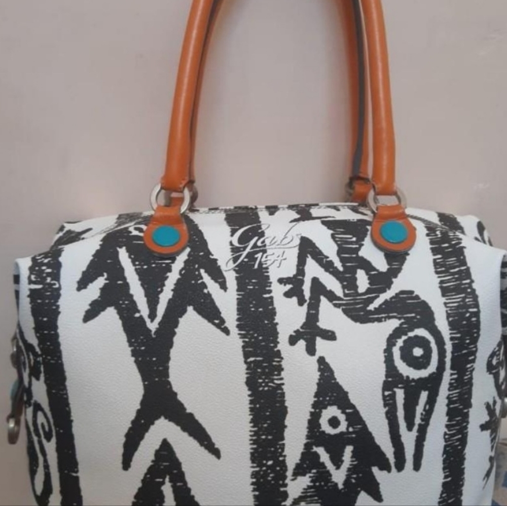 GABS Shopper G3 M Studio Plus Gabs Leather Bag Made In Italy - Picture 8 of 10